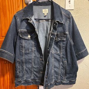 St. John's Bay Dark Blue Jean Jacket